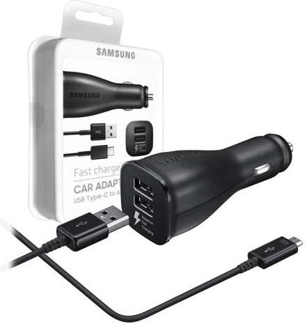 ᐅ • Autolader Snellader Samsung S8 Plus 2 Ampere - Origineel - Zwart | bij