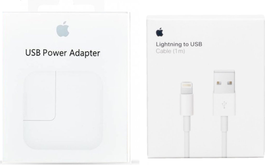 ᐅ Apple Oplader + Lightning kabel - Origineel -12W - 1 Meter Eenvoudig bij GSMOplader.nl