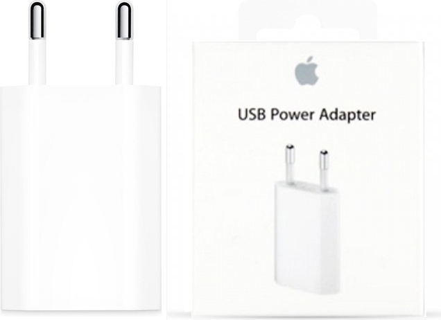 ᐅ • Apple Oplader + Lightning - Retailverpakking - 5W - 2 Meter | Eenvoudig bij GSMOplader.nl