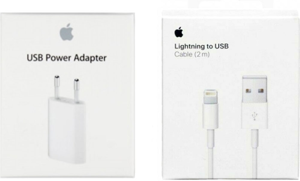 ᐅ • Apple Oplader + Lightning - Retailverpakking - 5W - 2 Meter | Eenvoudig bij GSMOplader.nl
