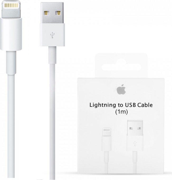 ᐅ • Apple iPhone 6 Lightning kabel - Retailverpakking - Meter Eenvoudig bij GSMOplader.nl