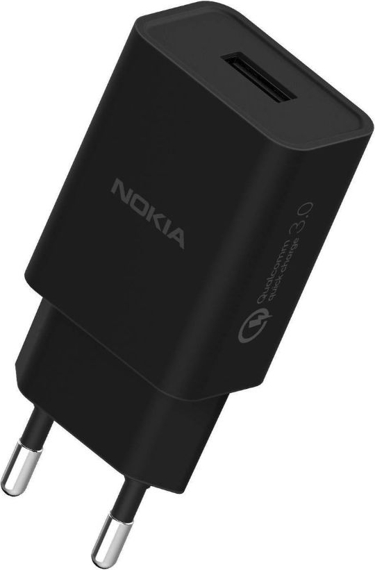 vinger oortelefoon Moskee ᐅ • Nokia 7.1 USB Snellader 18W (Zwart) - AD-18WE | Eenvoudig bij  GSMOplader.nl