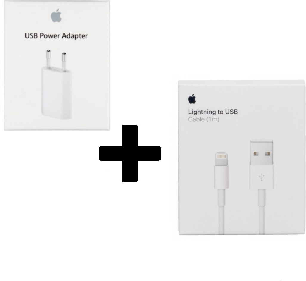 Reiziger hetzelfde plannen ᐅ • Apple iPhone 5 Oplader - Origineel Retailverpakking - 5 Watt - 1 Meter  | Eenvoudig bij GSMOplader.nl