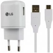 Oplader LG K10 + micro USB kabel wit Origineel