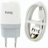 Oplader + (Micro)USB kabel HTC Butterfly S Wit Origineel