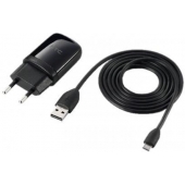 Oplader + (Micro)USB kabel HTC ChaCha Zwart Origineel
