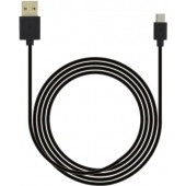 Micro-USB kabel voor Motorola Moto E6 - Zwart - 3 Meter