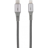 Musthavz Nylon USB-C naar Lightning Kabel - 1 Meter